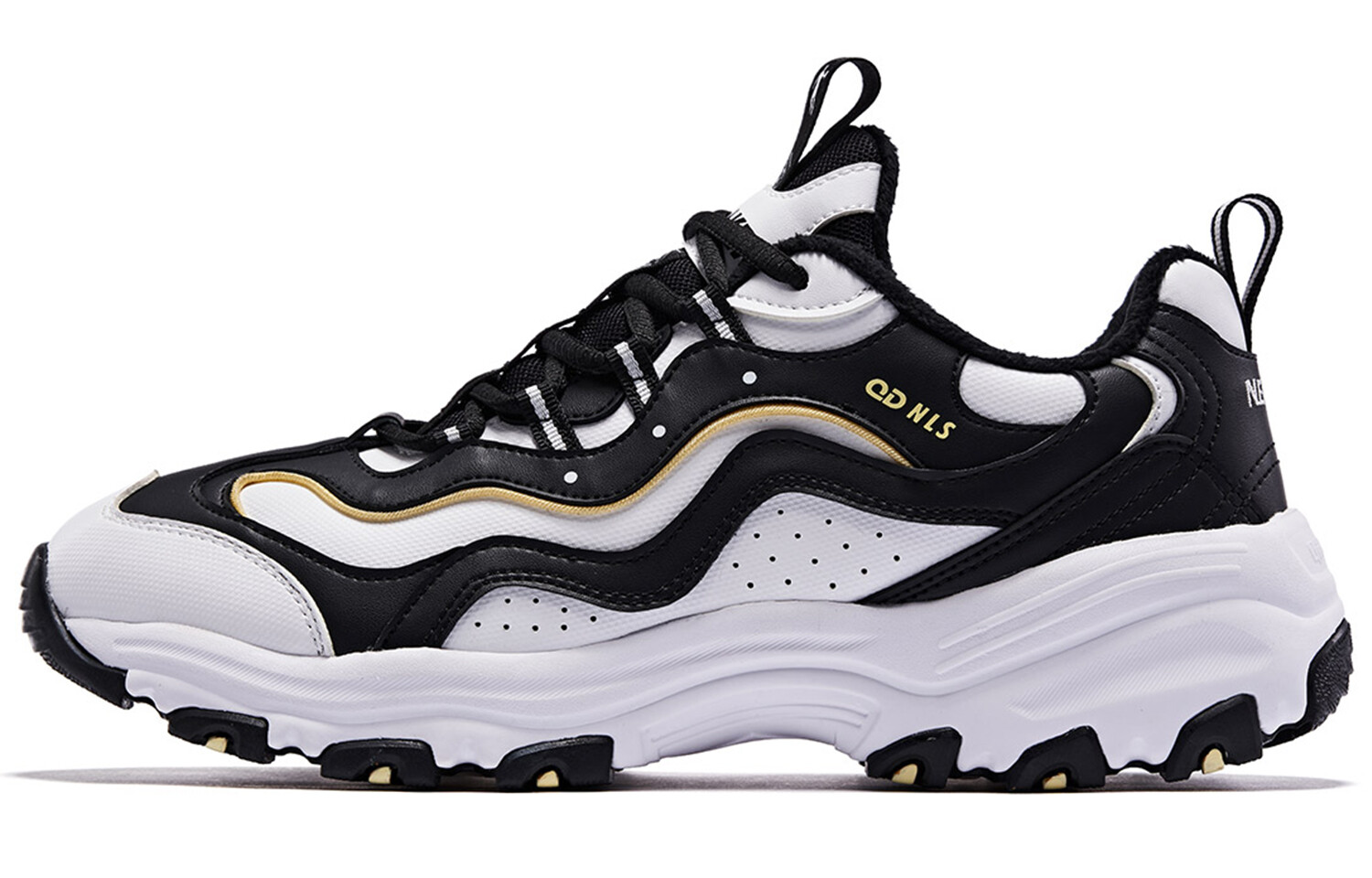 Кроссовки мужские массивные низкие белый черный Qiaodan
Кроссовки мужские массивные низкие белый черный Qiaodan