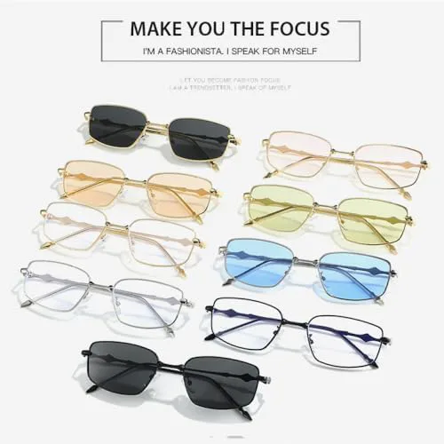 Маленькие прямоугольные солнцезащитные очки для женщин, летние модные солнцезащитные очки для мужчин, нейтральные очки в металлической оправе MTZJH, C2goldblack
Маленькие прямоугольные солнцезащитные очки для женщин, летние модные солнцезащитные очки для мужчин, нейтральные очки в металлической оправе MTZJH, C2goldblack