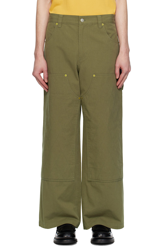 Широкие плотницкие брюки After Pray, хаки
Широкие плотницкие брюки After Pray, хаки