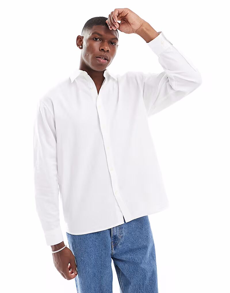 Избранная свободная рубашка свободного кроя белого цвета Selected
Избранная свободная рубашка свободного кроя белого цвета Selected