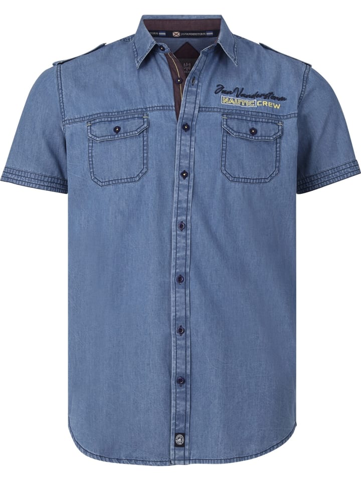 Рубашка Jan Vanderstorm Jeanshemd LORENSIUS, синий
Рубашка Jan Vanderstorm Jeanshemd LORENSIUS, синий