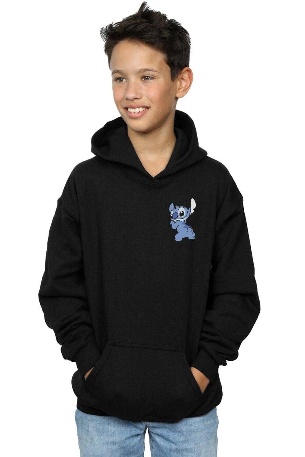 Толстовка Lilo And Stitch с принтом груди на спине Disney, черный
Толстовка Lilo And Stitch с принтом груди на спине Disney, черный