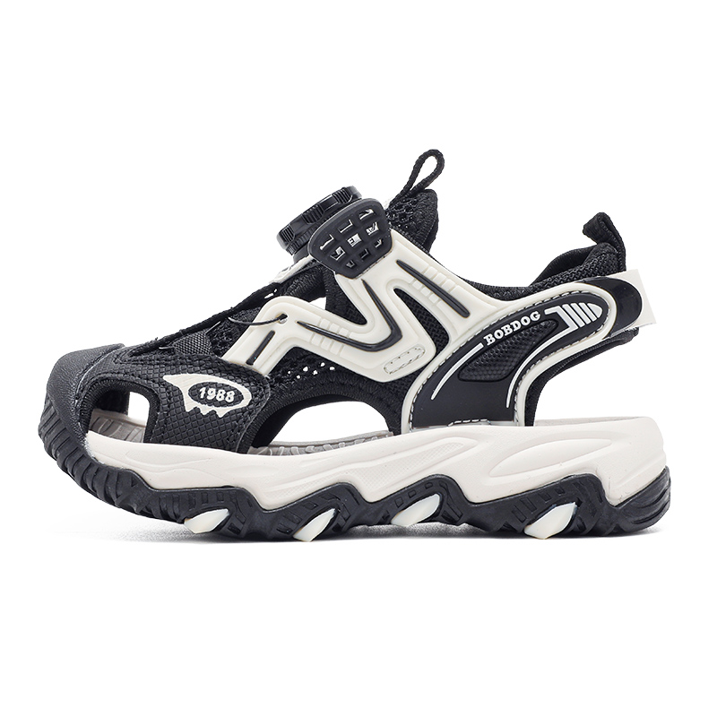 Нескользящие, легкие, амортизирующие, низкие детские сандалии для детей BOBDOG, черный/бежевый
Нескользящие, легкие, амортизирующие, низкие детские сандалии для детей BOBDOG, черный/бежевый