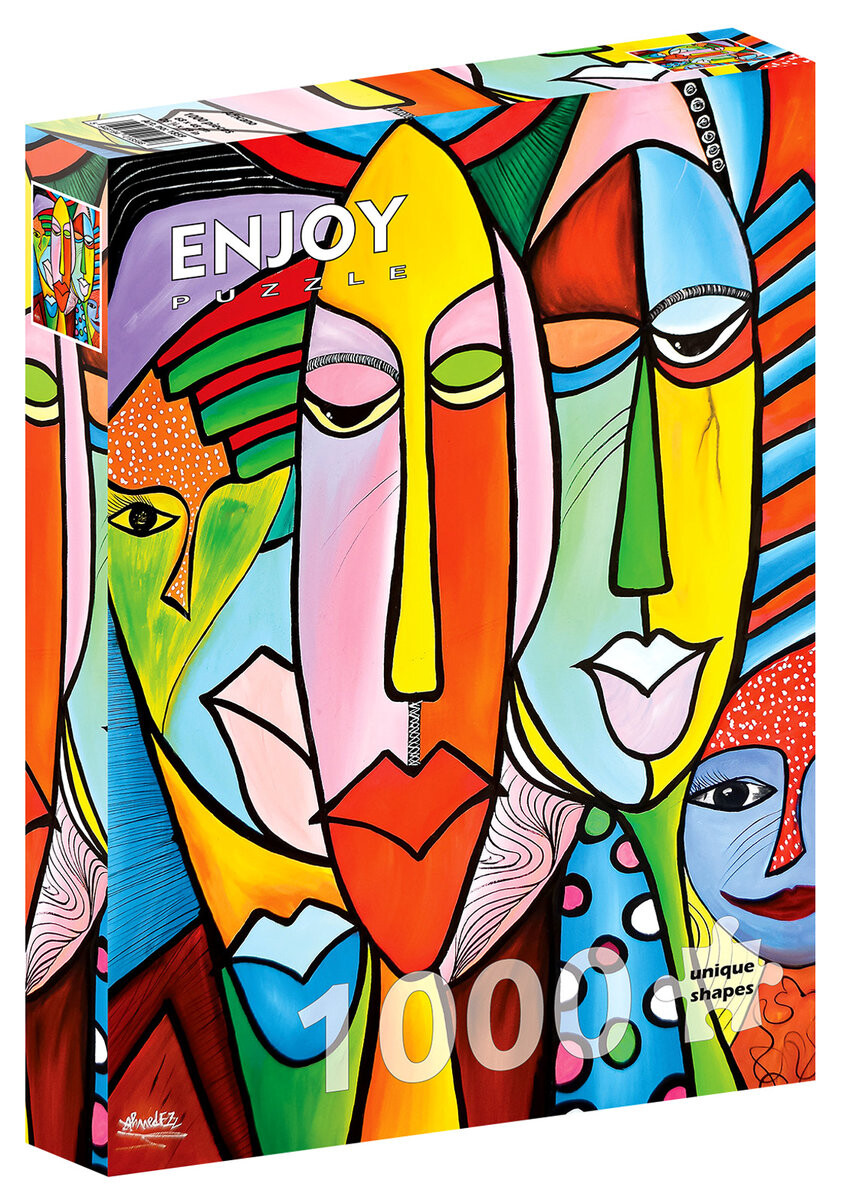 Пазл, Разноцветные лица, 1000 шт. Enjoy
Пазл, Разноцветные лица, 1000 шт. Enjoy