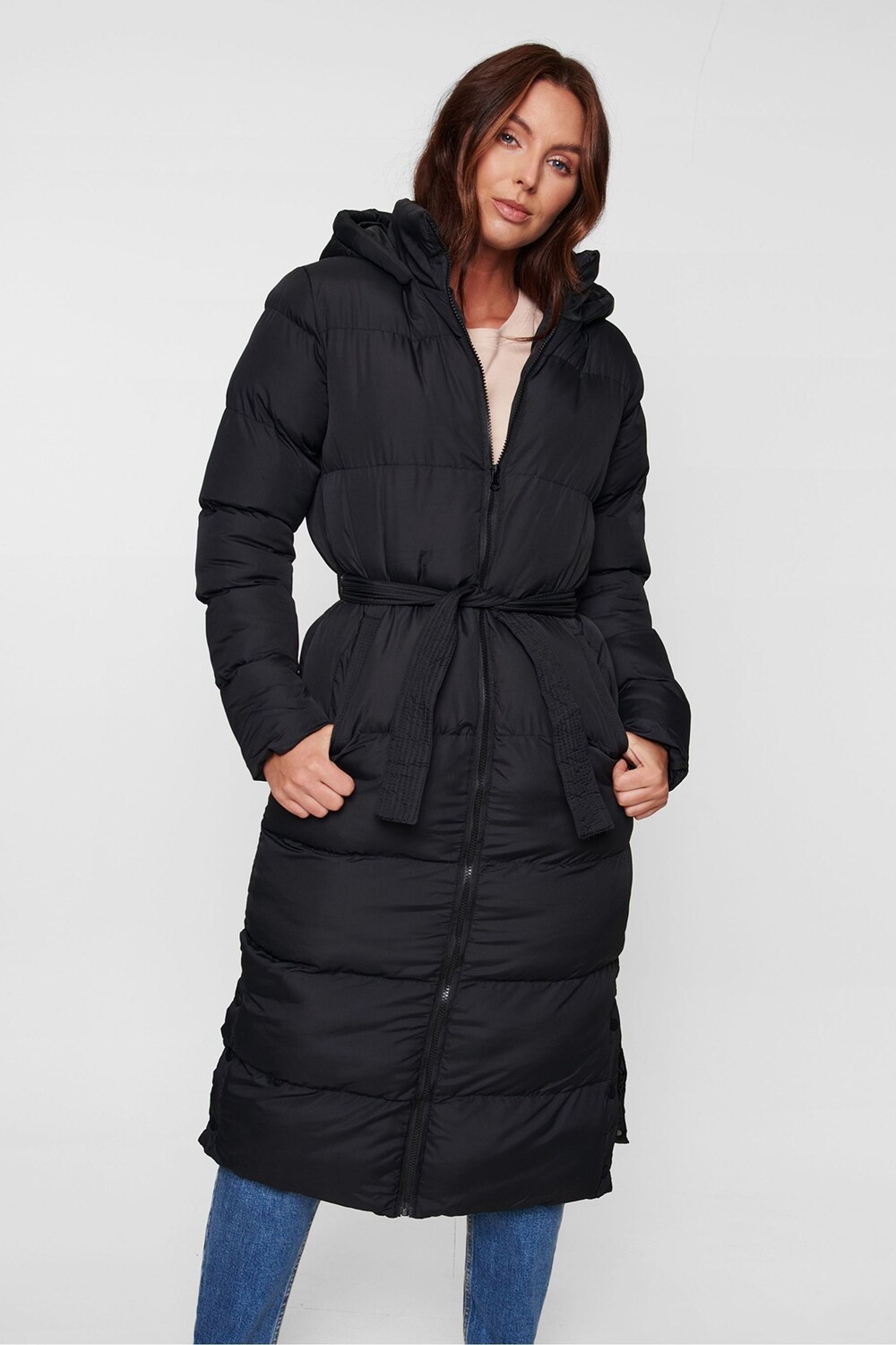 Длинная стеганая куртка Threadbare, черный
Длинная стеганая куртка Threadbare, черный