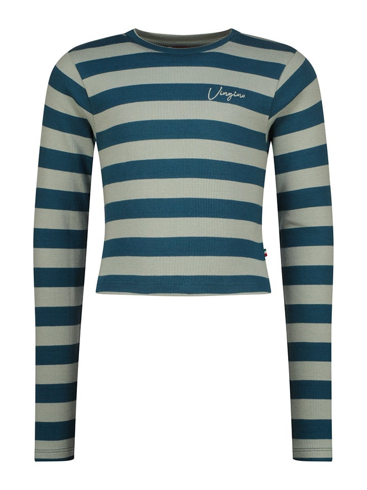 Vingino Футболка с длинными рукавами сине-зеленого цвета
Vingino Футболка с длинными рукавами сине-зеленого цвета