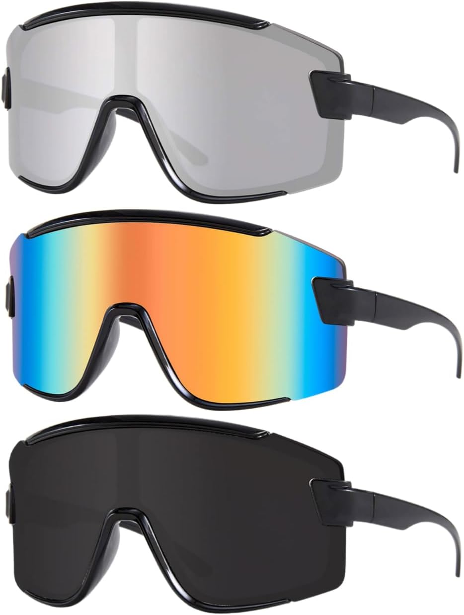 Солнцезащитные очки Karsaer Vision Big Shield Wraparound для мужчин и женщин, неоновые солнцезащитные очки с козырьком, для велоспорта и лыжного спорта, в стиле 80-х и 90-х, Silver + Red Rainbow + Black
Солнцезащитные очки Karsaer Vision Big Shield Wraparound для мужчин и женщин, неоновые солнцезащитные очки с козырьком, для велоспорта и лыжного спорта, в стиле 80-х и 90-х, Silver + Red Rainbow + Black