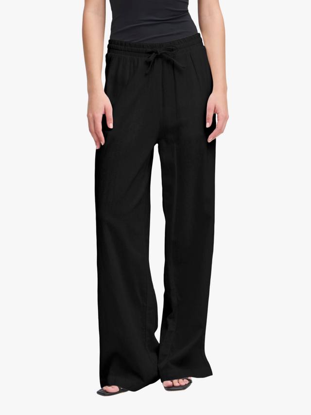 Linno Linen Rich широкие брюки ICHI, Black
Linno Linen Rich широкие брюки ICHI, Black