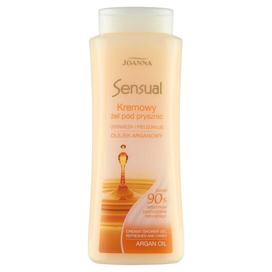 Кремовый гель для душа с аргановым маслом, 500 мл Joanna, Sensual
Кремовый гель для душа с аргановым маслом, 500 мл Joanna, Sensual