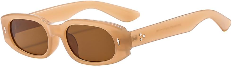 LVTFCO Популярные модные универсальные солнцезащитные очки в маленькой оправе с защитой от УФ-излучения, широкими зеркальными дужками, персонализированные очки для женщин, Light Brown
LVTFCO Популярные модные универсальные солнцезащитные очки в маленькой оправе с защитой от УФ-излучения, широкими зеркальными дужками, персонализированные очки для женщин, Light Brown