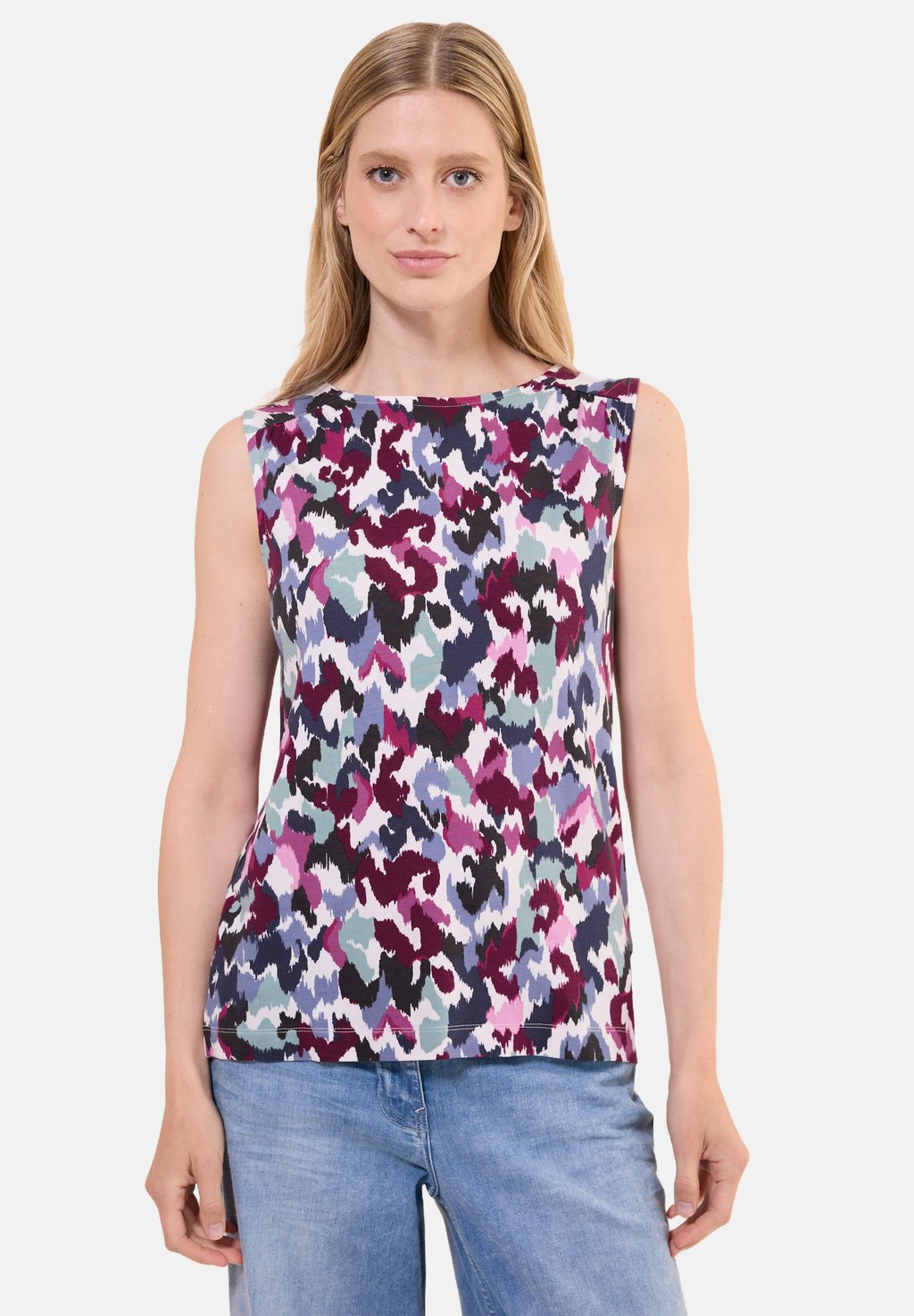 Топ GEMUSTERTES Cecil, кремовый
Топ GEMUSTERTES Cecil, кремовый