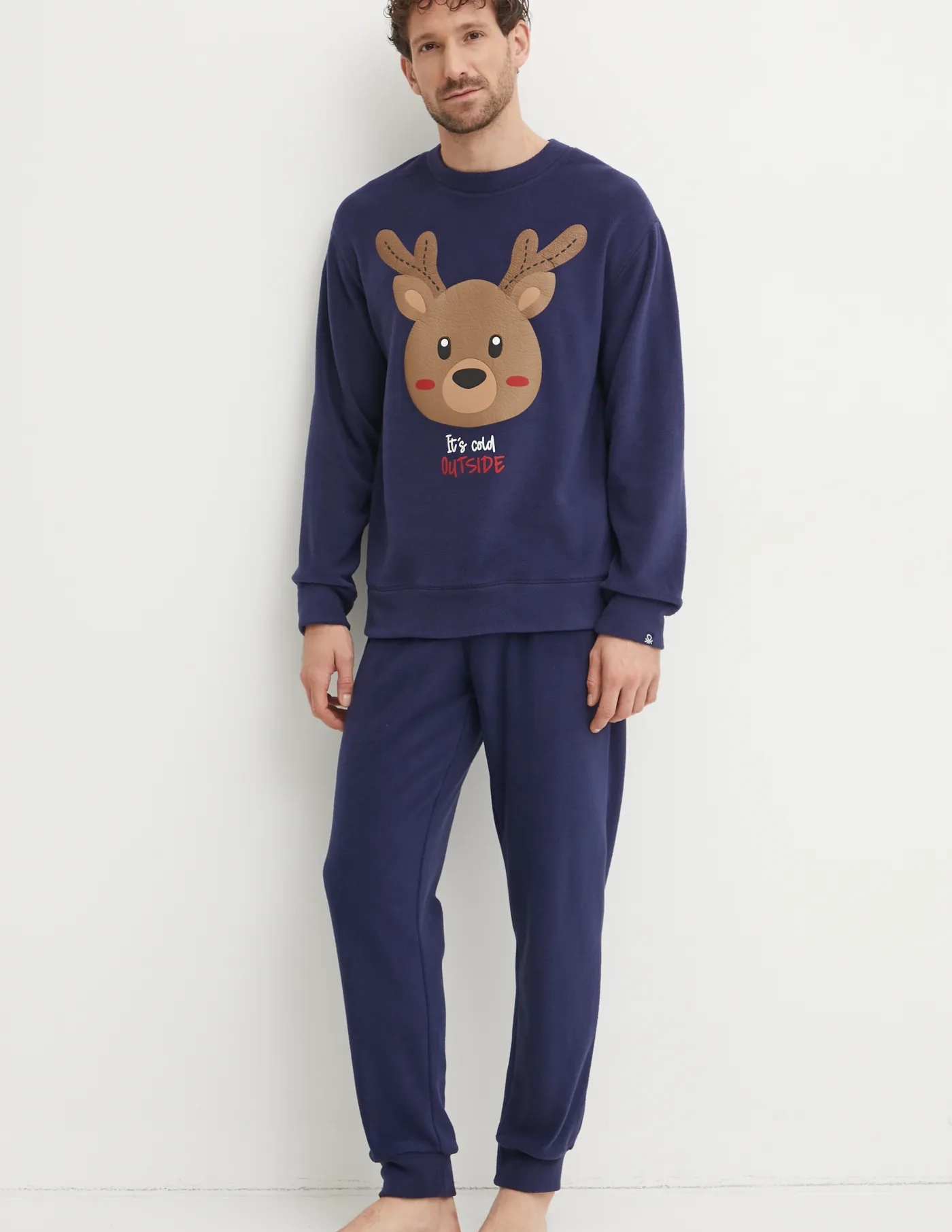 Ночная толстовка United Colors of Benetton, темно-синий
Ночная толстовка United Colors of Benetton, темно-синий