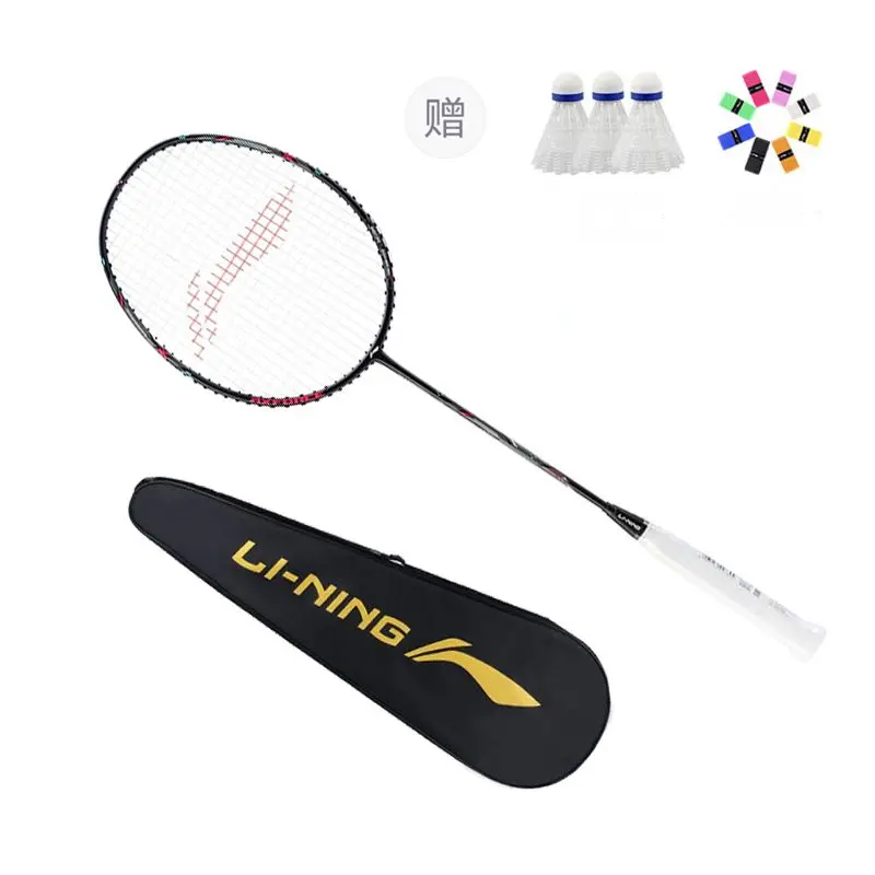 LINING Thunder Mini Cannon Full Carbon бадминтонная ракетка начального уровня одиночная ракетка black
LINING Thunder Mini Cannon Full Carbon бадминтонная ракетка начального уровня одиночная ракетка black