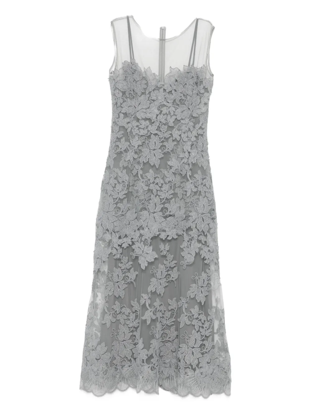 Платье из кружев с цветочным узором Ermanno Scervino, серый
Платье из кружев с цветочным узором Ermanno Scervino, серый