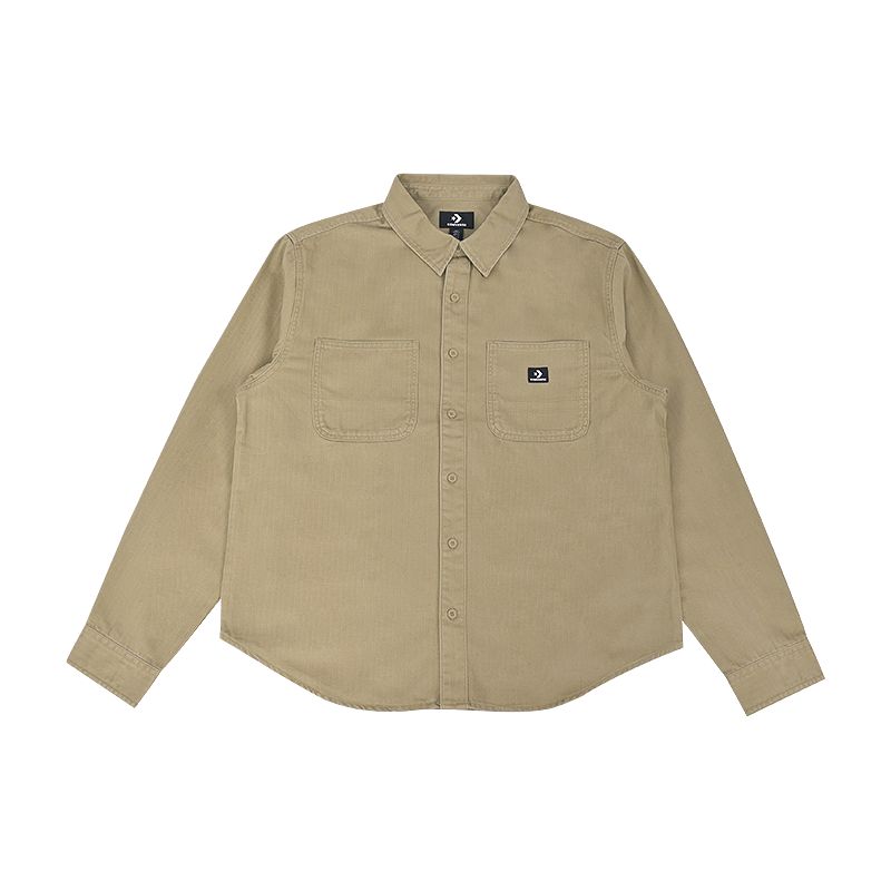 Converse Мужская рубашка цвета хаки
Converse Мужская рубашка цвета хаки