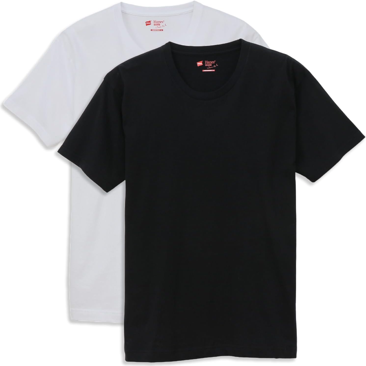 Мужские футболки Hanes с круглым вырезом и коротким рукавом, комплект из 2 штук, 100% хлопок, круглый крой, без этикеток, японский крой, H5320
Мужские футболки Hanes с круглым вырезом и коротким рукавом, комплект из 2 штук, 100% хлопок, круглый крой, без этикеток, японский крой, H5320