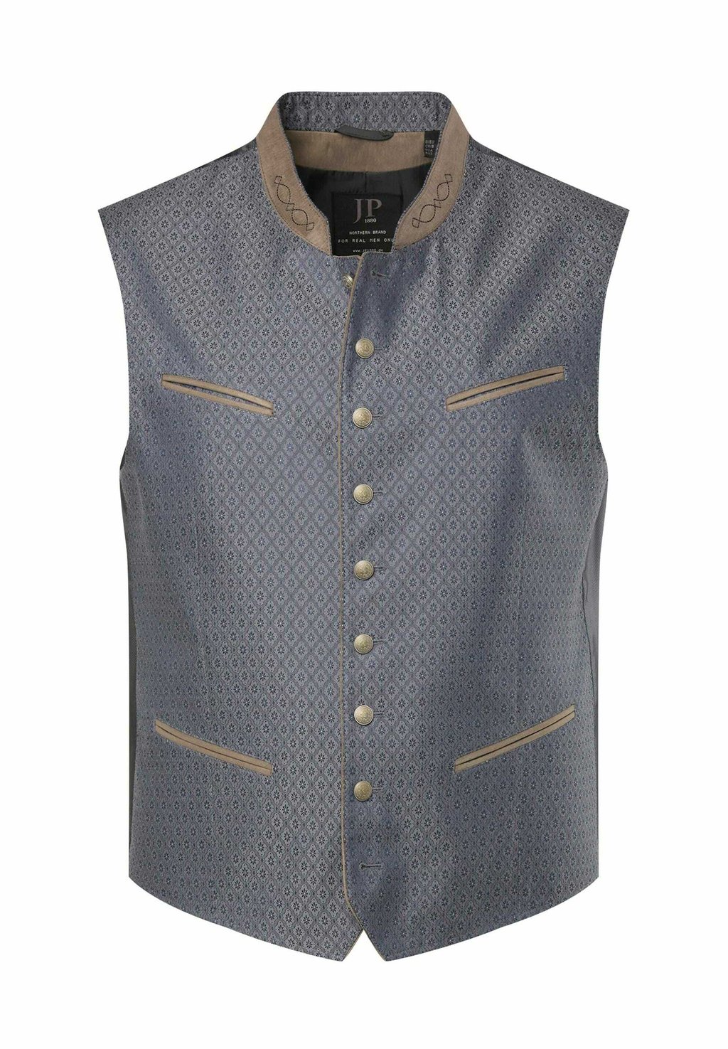 Жилет TRADITIONAL COSTUME EMBROIDERED STAND-UP COLLAR JP1880, темно-синий
Жилет TRADITIONAL COSTUME EMBROIDERED STAND-UP COLLAR JP1880, темно-синий