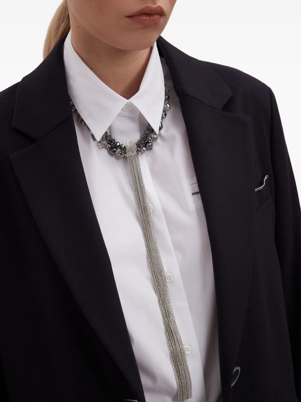 Цепочка на шею с кисточкой Peserico, серый
Цепочка на шею с кисточкой Peserico, серый