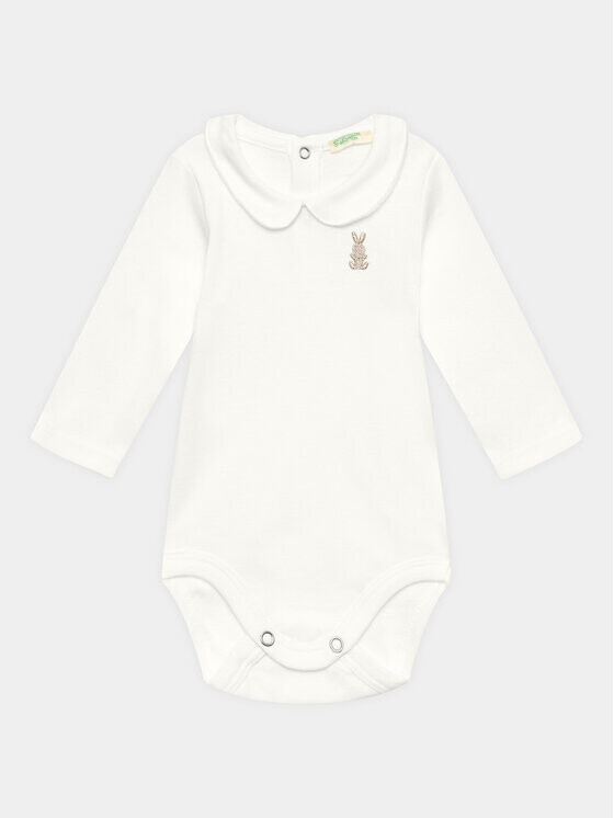 Детское боди стандартного кроя United Colors Of Benetton, белый
Детское боди стандартного кроя United Colors Of Benetton, белый