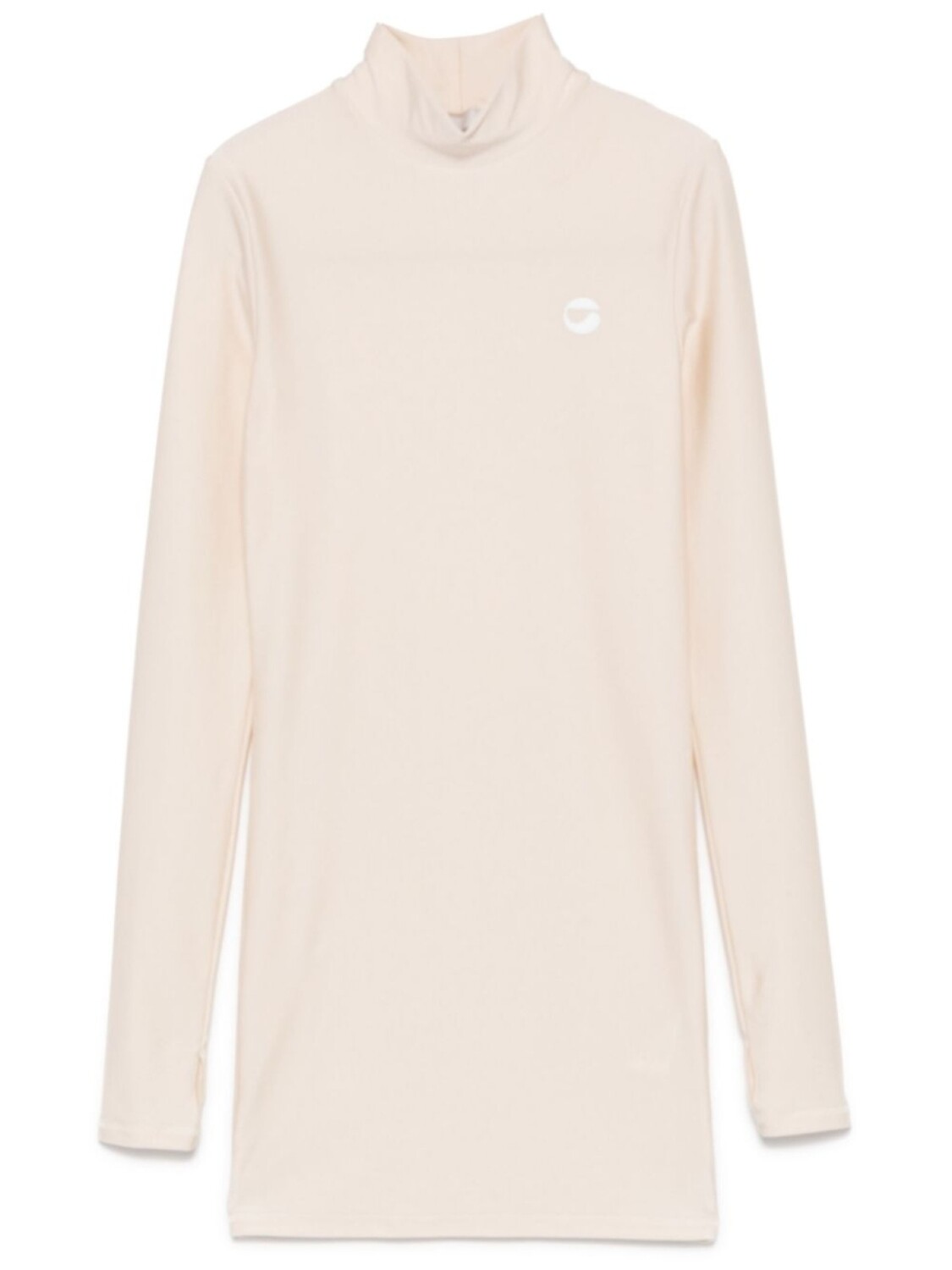 Мини-платье с высоким воротом Coperni, нейтральный цвет
Мини-платье с высоким воротом Coperni, нейтральный цвет