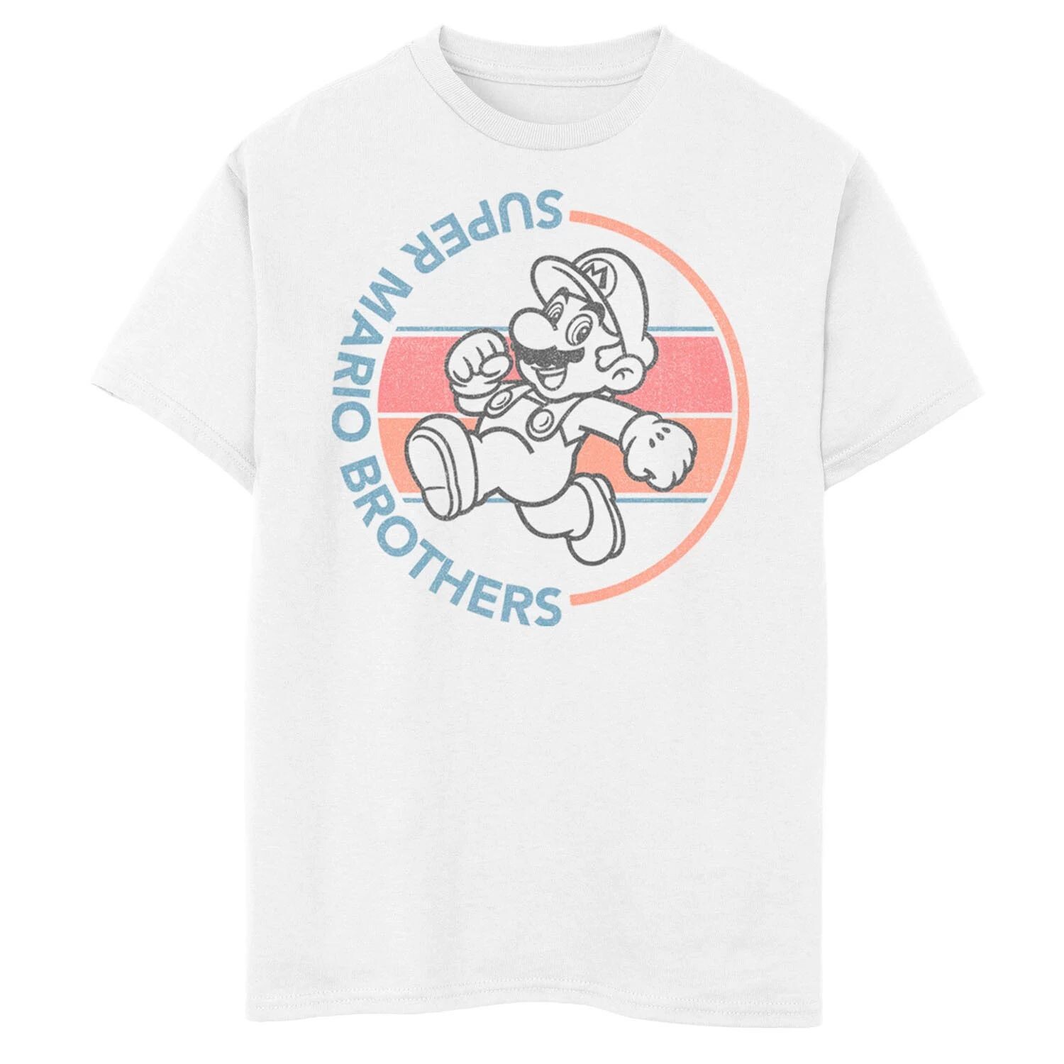 Классическая футболка Mario Run Sunset Colors для мальчиков 8–20 лет с Nintendo Super Mario Licensed Character, белый
Классическая футболка Mario Run Sunset Colors для мальчиков 8–20 лет с Nintendo Super Mario Licensed Character, белый