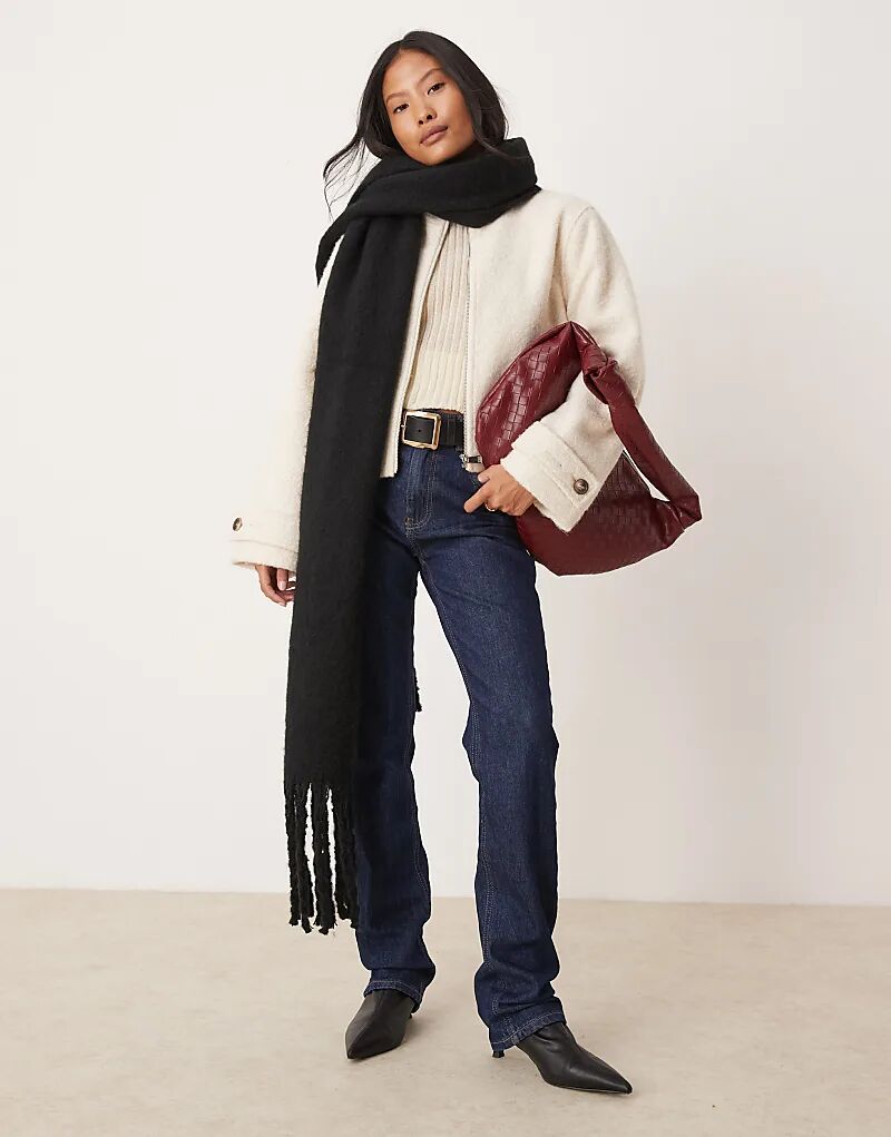 Супермягкий шарф-одеяло My Accessories черного цвета
Супермягкий шарф-одеяло My Accessories черного цвета