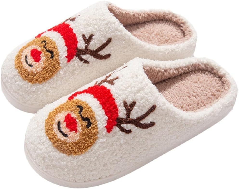 Теплые пушистые тапочки MUMIANH для женщин и мужчин, милые, зимние, для дома, с противоскользящей подошвой, на Рождество, Classic Christmas Reindeer
Теплые пушистые тапочки MUMIANH для женщин и мужчин, милые, зимние, для дома, с противоскользящей подошвой, на Рождество, Classic Christmas Reindeer