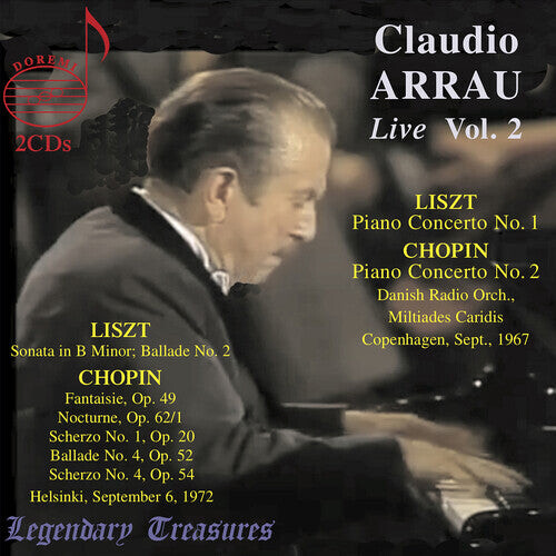 CD диск Chopin / Liszt / Danish Radio Orchestra: Claudio Arrau Live, Vol. 2
CD диск Chopin / Liszt / Danish Radio Orchestra: Claudio Arrau Live, Vol. 2