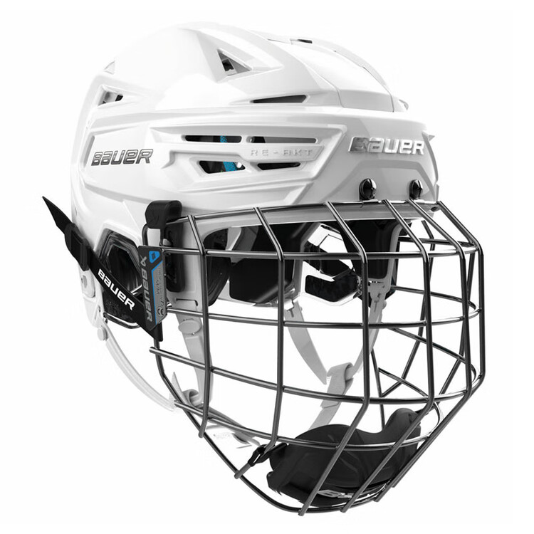 BAUER Новый хоккейный шлем RE-AKT 155, легкий защитный шлем для соревнований, белый, размер L с визором
BAUER Новый хоккейный шлем RE-AKT 155, легкий защитный шлем для соревнований, белый, размер L с визором