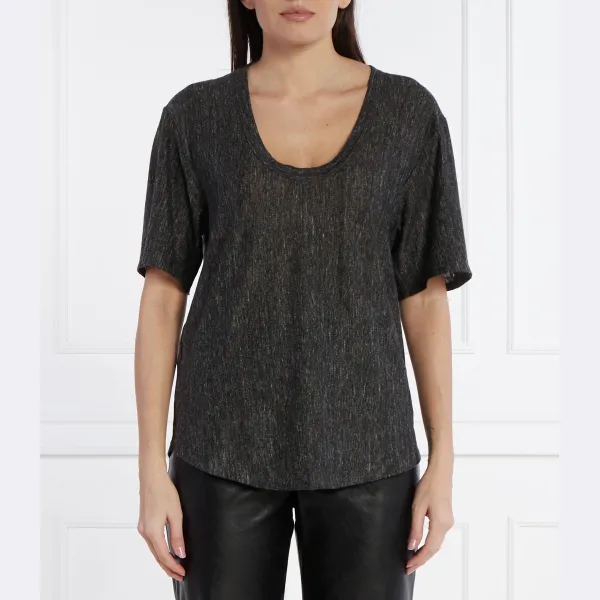 Льняная футболка свободного кроя Pinko, черный
Льняная футболка свободного кроя Pinko, черный