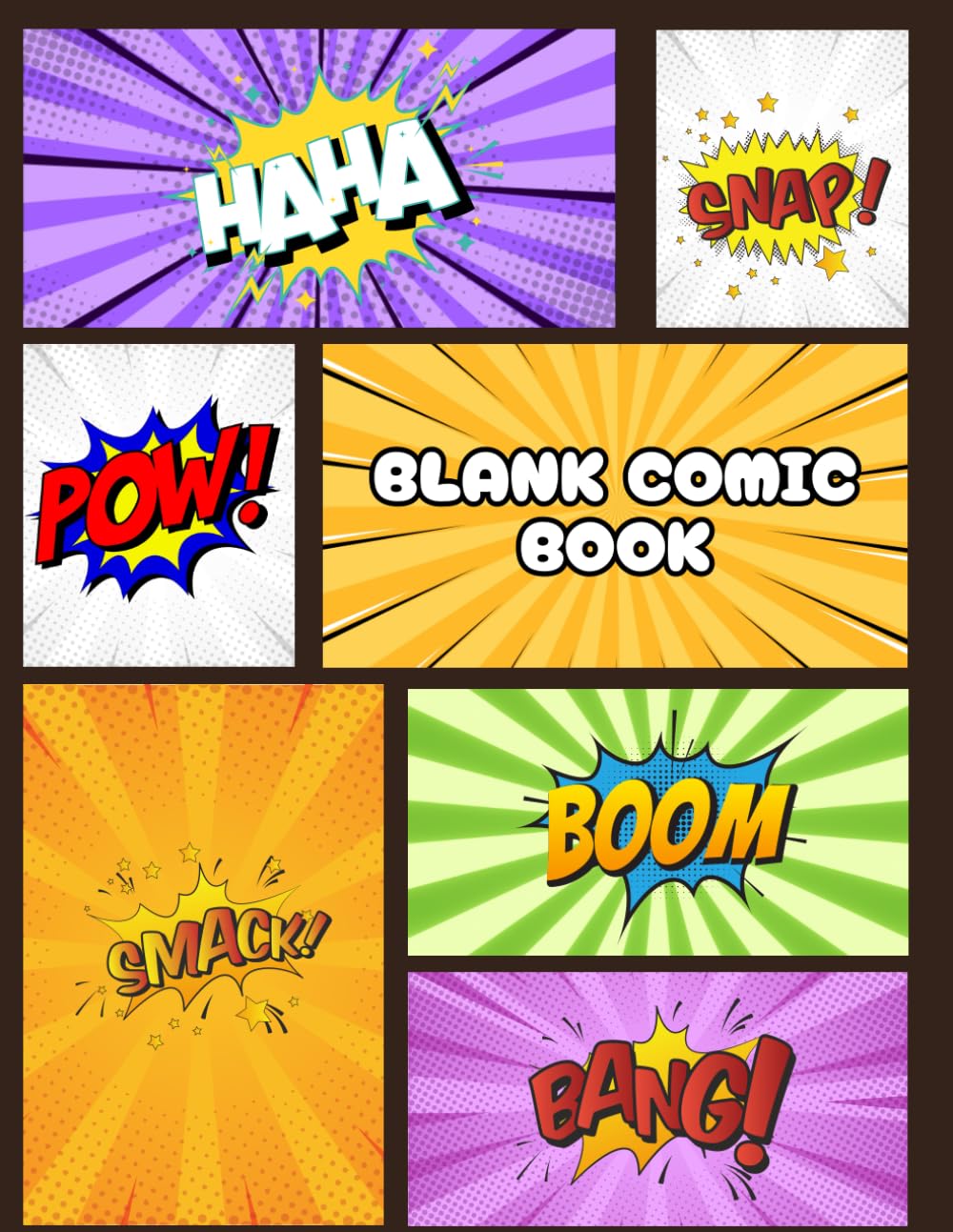 Blank Comic Book :Draw, Create & Tell Your Own Stories - Fun Sketchbook for Kids, Teens & Adults: Includes professional comic strip templates | Large ... pages to inspire creativity and storytelling (Independently published)
Blank Comic Book :Draw, Create & Tell Your Own Stories - Fun Sketchbook for Kids, Teens & Adults: Includes professional comic strip templates | Large ... pages to inspire creativity and storytelling (Independently published)
