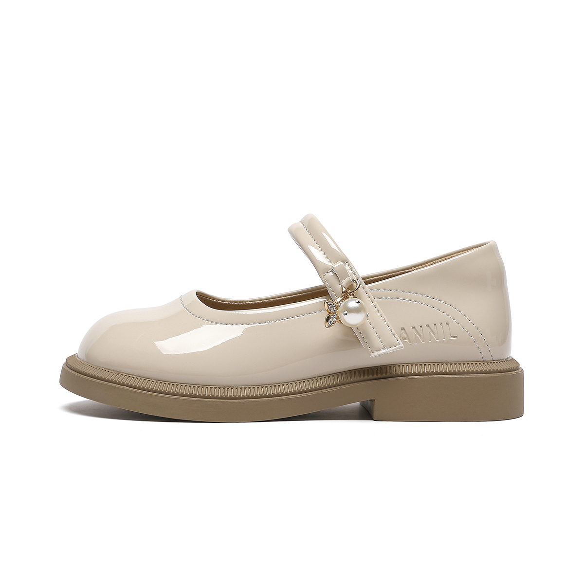 Нескользящие износостойкие низкие кожаные туфли для детей Annil, бежевый
Нескользящие износостойкие низкие кожаные туфли для детей Annil, бежевый