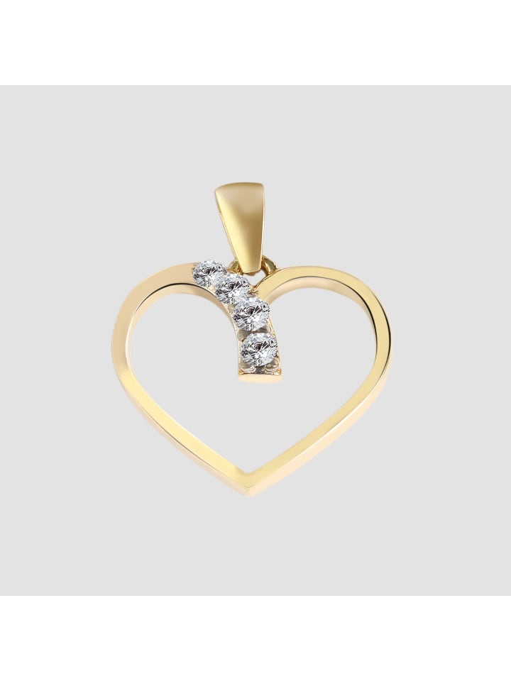 Adeliás Женский кулон - Сердце. Кулон в форме сердца из золота 375 пробы с кубическим цирконием в золоте
Adeliás Женский кулон - Сердце. Кулон в форме сердца из золота 375 пробы с кубическим цирконием в золоте