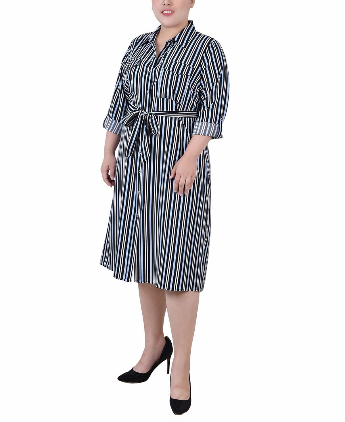 Плюс размер платье-рубашка с принтом NY Collection, мульти
Плюс размер платье-рубашка с принтом NY Collection, мульти