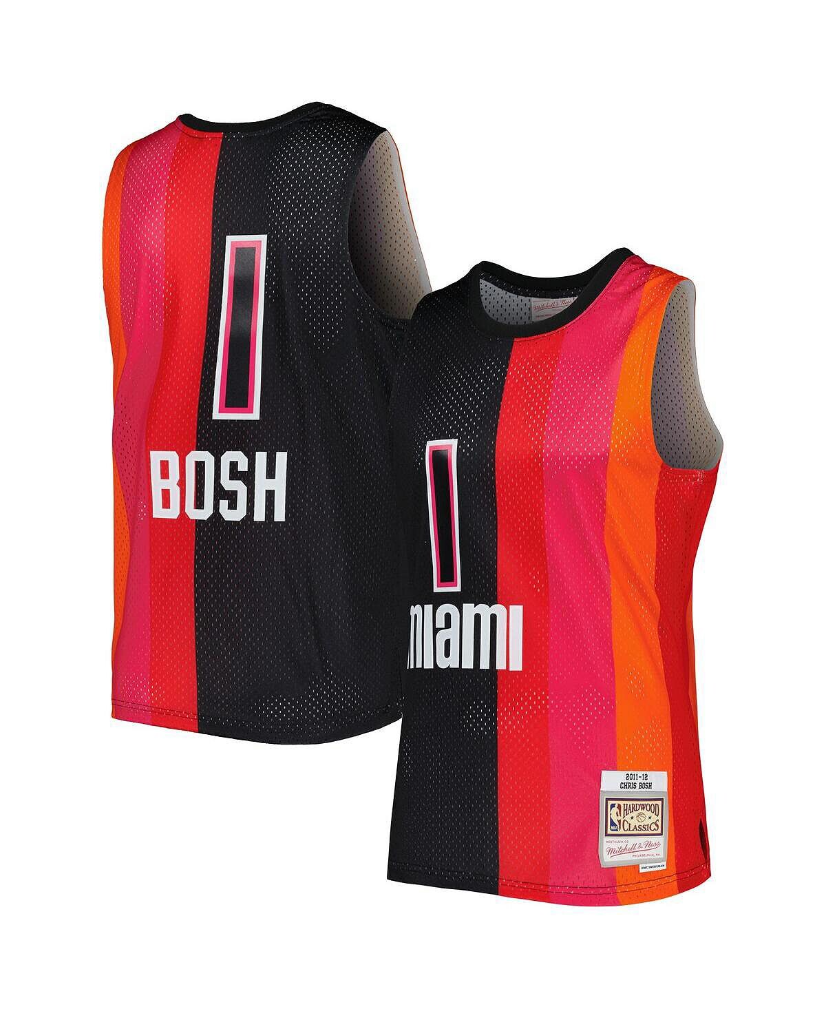 Мужская футболка chris bosh black, red miami heat hardwood classics 2011-12 split swingman jersey Mitchell & Ness, мульти
Мужская футболка chris bosh black, red miami heat hardwood classics 2011-12 split swingman jersey Mitchell & Ness, мульти