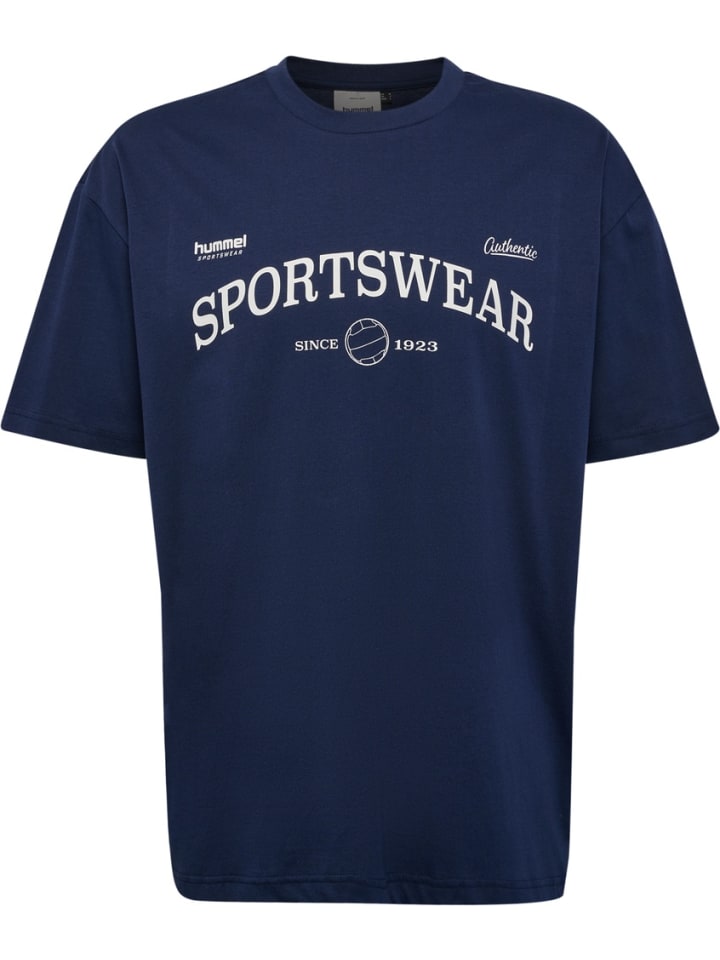 Футболка "Свободная футболка S/S Club Sportswear" синего цвета Hummel
Футболка "Свободная футболка S/S Club Sportswear" синего цвета Hummel