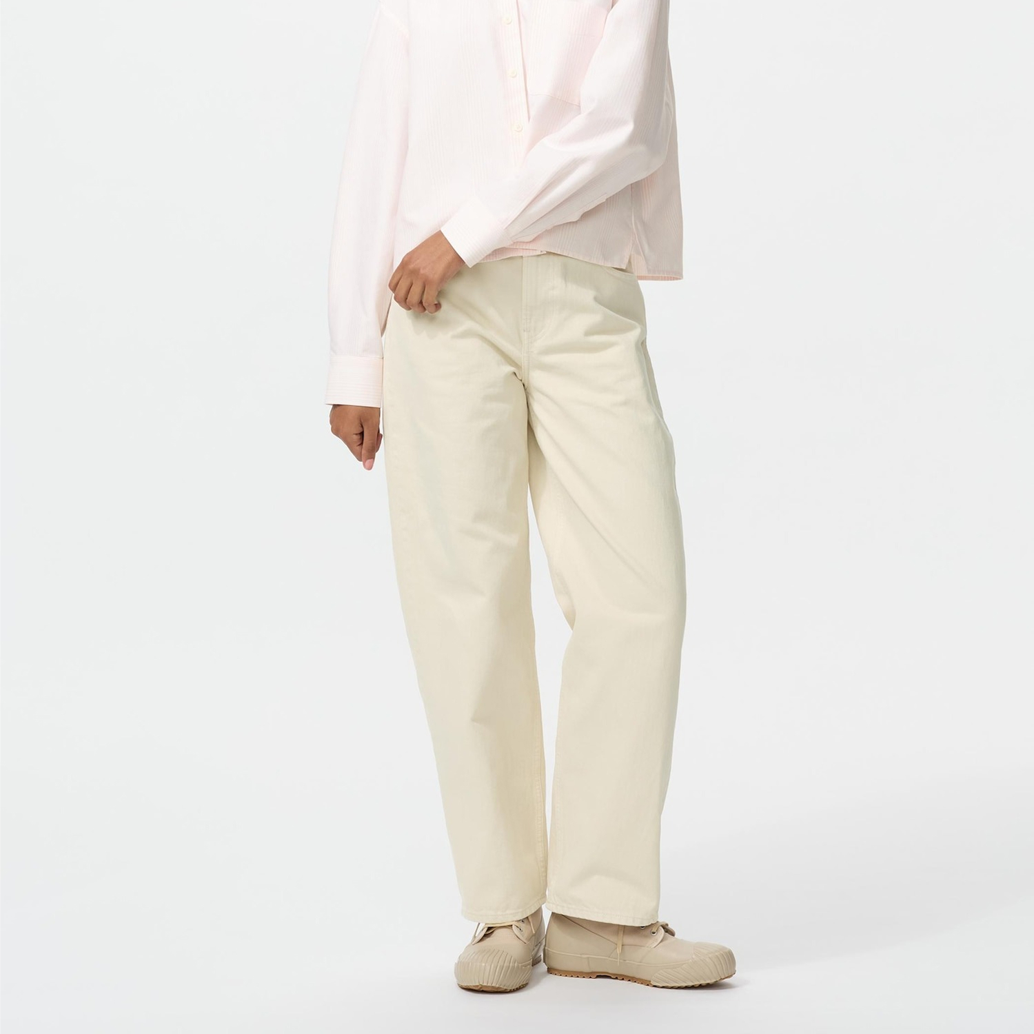 Джинсы Uniqlo Buggy, бежевый
Джинсы Uniqlo Buggy, бежевый