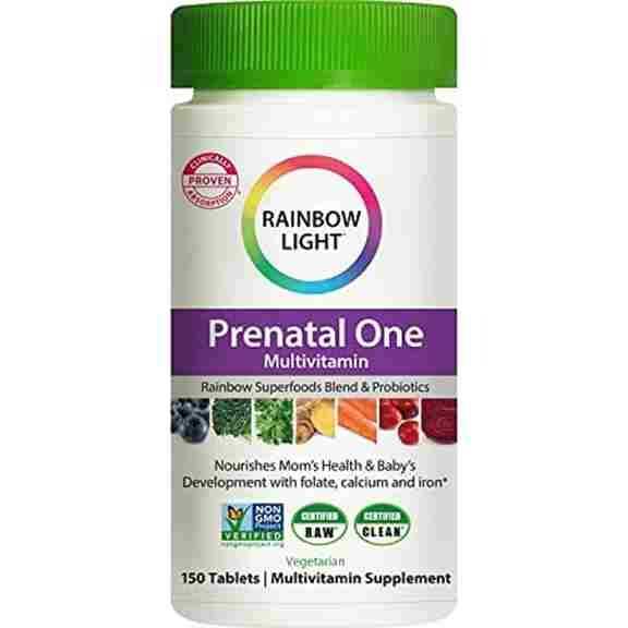 Мультивитамины для беременных Rainbow Light Prenatal One Multivitamin, 150 таблеток
Мультивитамины для беременных Rainbow Light Prenatal One Multivitamin, 150 таблеток
