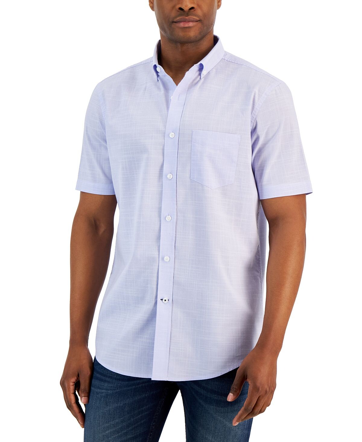 Мужская рубашка из эластичного хлопка в клетку Club Room
Мужская рубашка из эластичного хлопка в клетку Club Room