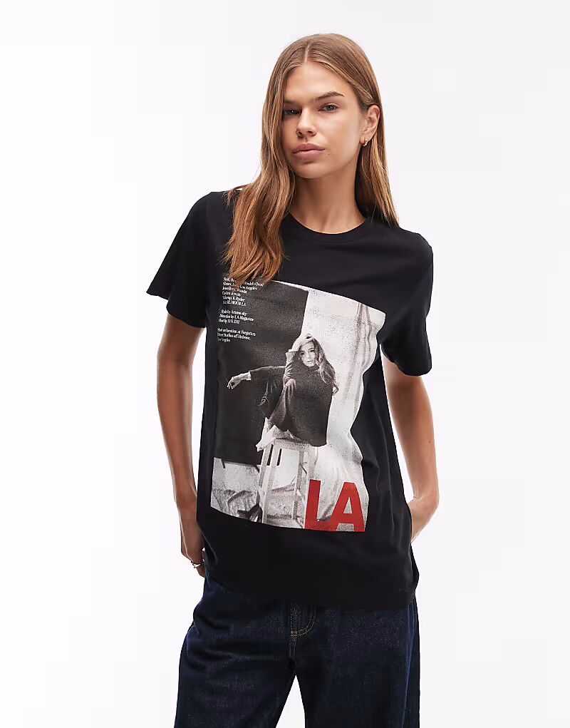 Футболка прямого кроя с принтом журнала LA черного цвета Asos Design, Черный, Футболка прямого кроя с принтом журнала LA черного цвета Asos Design
Футболка прямого кроя с принтом журнала LA черного цвета Asos Design, Черный, Футболка прямого кроя с принтом журнала LA черного цвета Asos Design