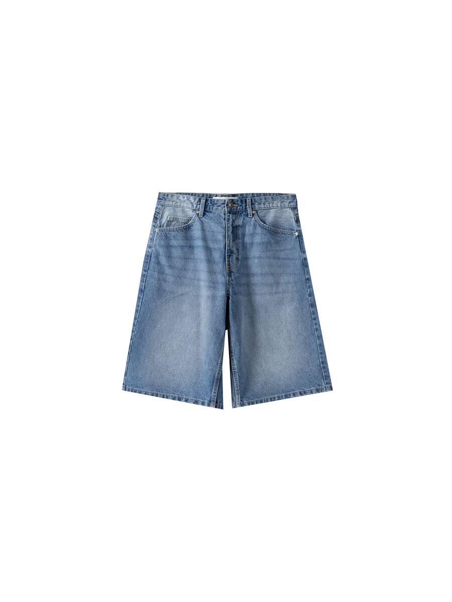 Джинсовые шорты Bershka Wide leg Jeans, синий деним
Джинсовые шорты Bershka Wide leg Jeans, синий деним