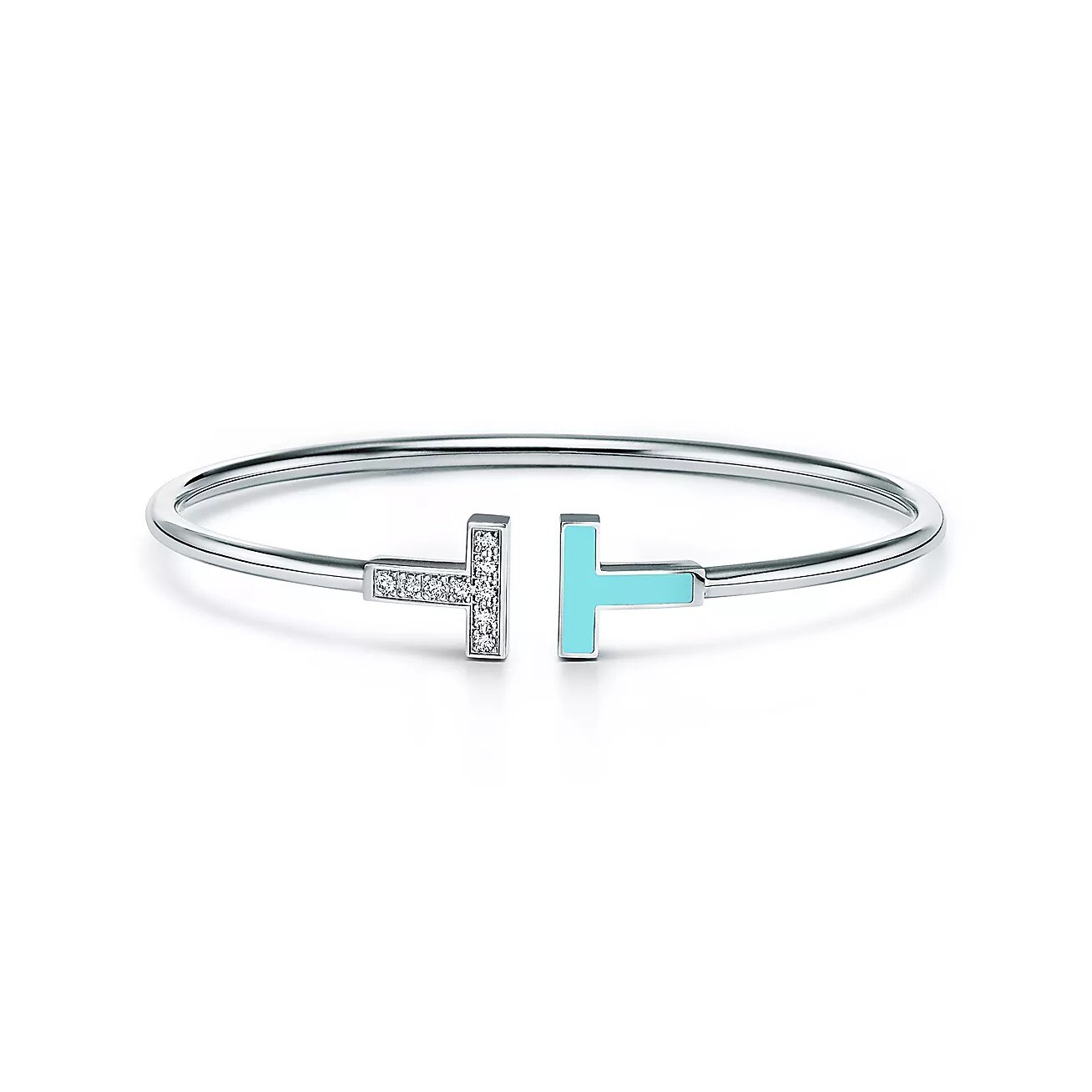 Браслет Tiffany & Co. T Diamond and Turquoise Wire, белое золото/бриллиант/бирюза
Браслет Tiffany & Co. T Diamond and Turquoise Wire, белое золото/бриллиант/бирюза