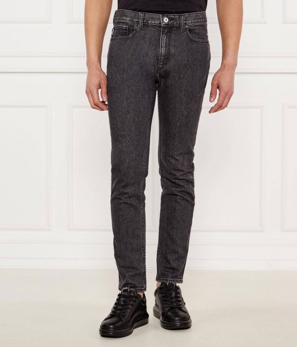 Джинсы пепельные Slim fit Hugo Blue, черный 
Джинсы пепельные Slim fit Hugo Blue, черный