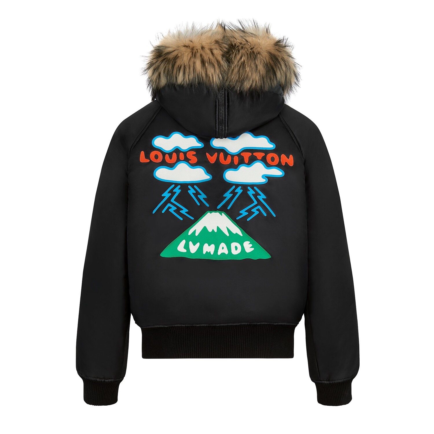 Бомбер Louis Vuitton x Nigo Mountain с вышивкой, черный
Бомбер Louis Vuitton x Nigo Mountain с вышивкой, черный