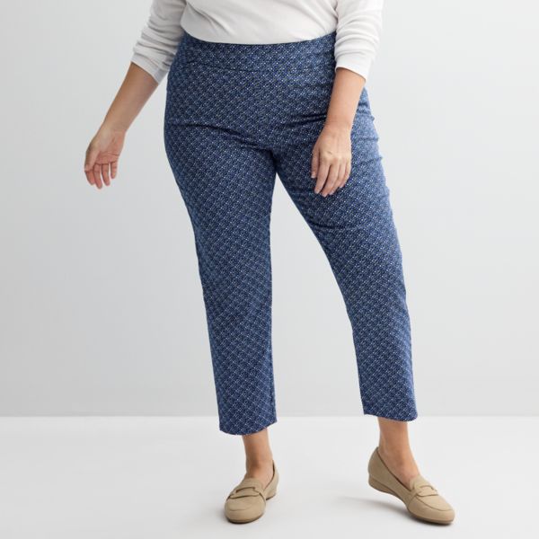 Просторные эластичные брюки прямого кроя без застежки Croft & Barrow, цвет navy texture tile
Просторные эластичные брюки прямого кроя без застежки Croft & Barrow, цвет navy texture tile