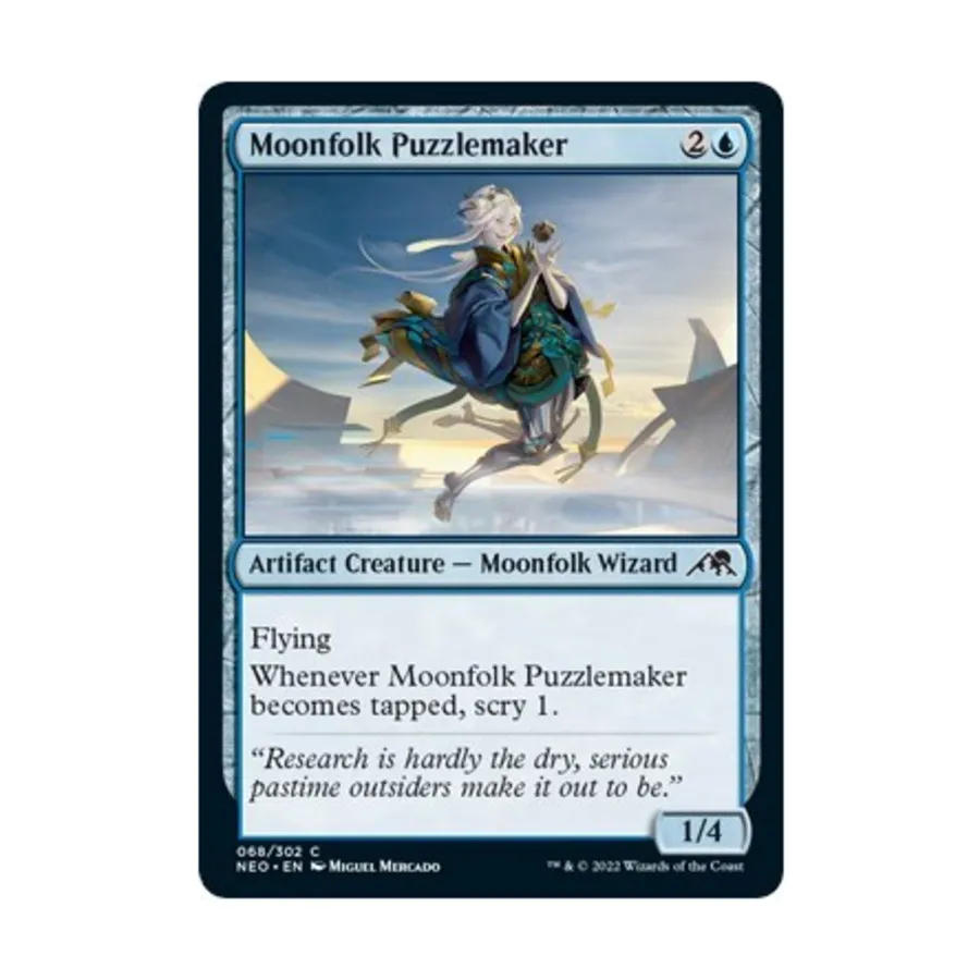 CCG Создатель головоломок лунного народа (клавиша C), MTG - Kamigawa : Neon Dynasty
CCG Создатель головоломок лунного народа (клавиша C), MTG - Kamigawa : Neon Dynasty