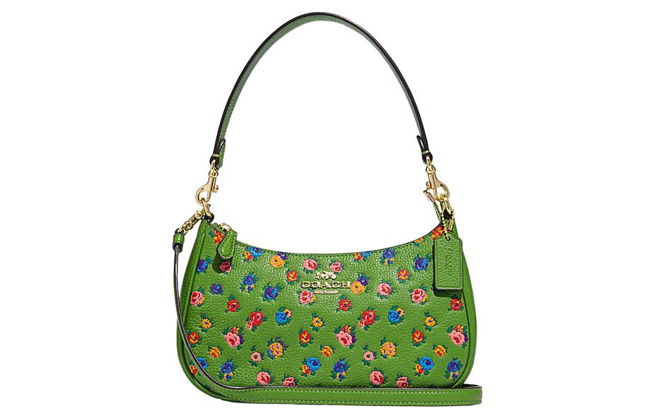 Кожаная сумка через плечо teri medium women's green COACH, Set (Bag+Dust Bag)
Кожаная сумка через плечо teri medium women's green COACH, Set (Bag+Dust Bag)
