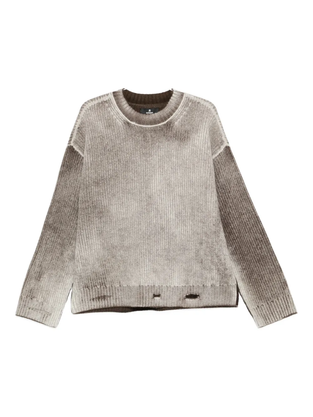 Шерстяной свитер с эффектом потертости Represent, серый
Шерстяной свитер с эффектом потертости Represent, серый