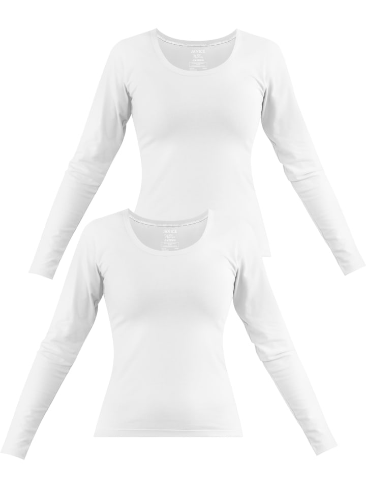 Лонгслив Janice 2 x Damen Langarmshirt Nimes, белый
Лонгслив Janice 2 x Damen Langarmshirt Nimes, белый