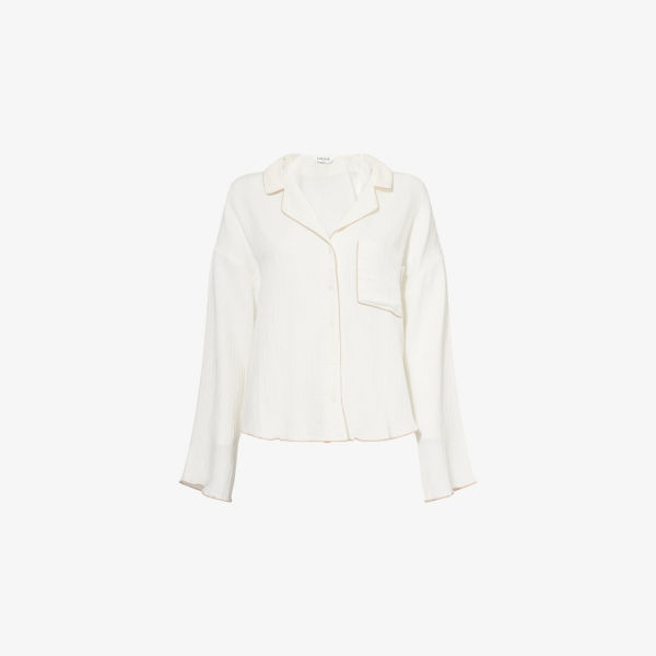 Пижамная рубашка Lounge Underwear укороченная, белый
Пижамная рубашка Lounge Underwear укороченная, белый